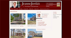Desktop Screenshot of jeannejordansellshomes.com